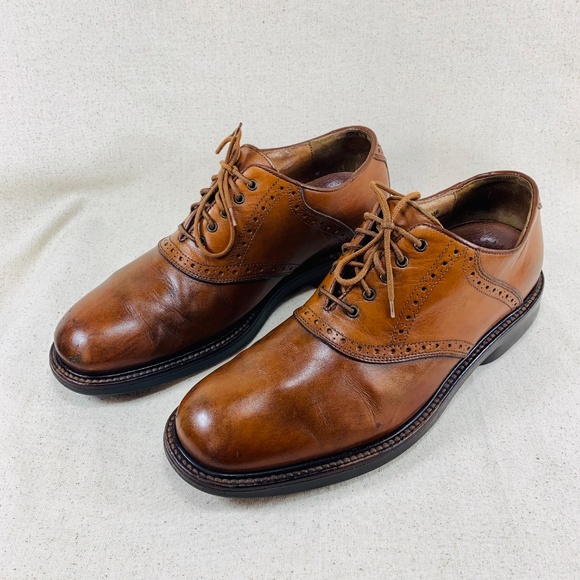 Brown Leather Oxfords Shoes - Men’s 10 main image 7